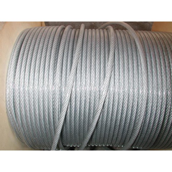 Câble galvanisé diamètre 6 avec gaine plastique de 8 mm longueur 50 métres SN° 678-1