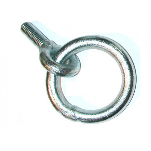 Piton tige courte avec anneau enfilé type 16C fileté SN° 623