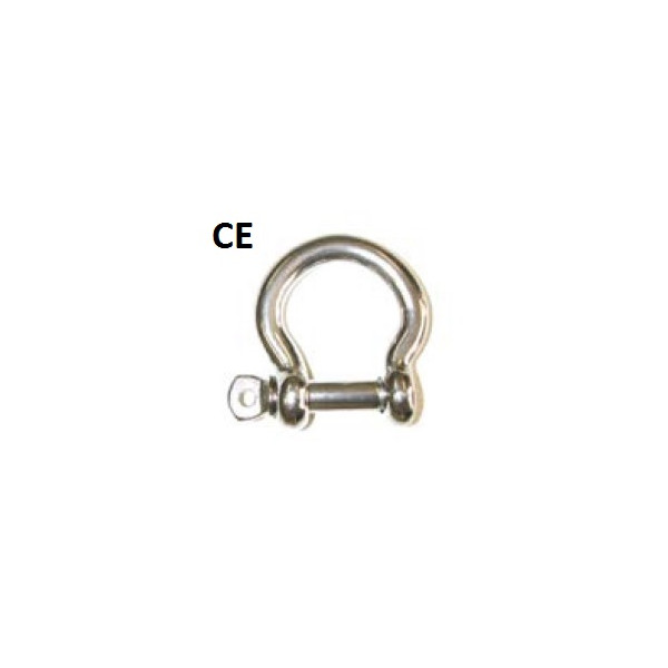 Manille lyre diamètre 5 en Inox A4 CE SN°222-4