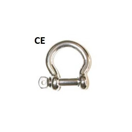 Manille lyre diamètre 5 en Inox A4 CE SN°222-4