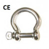 Manille lyre diamètre 5 en Inox A4 CE SN°222-4