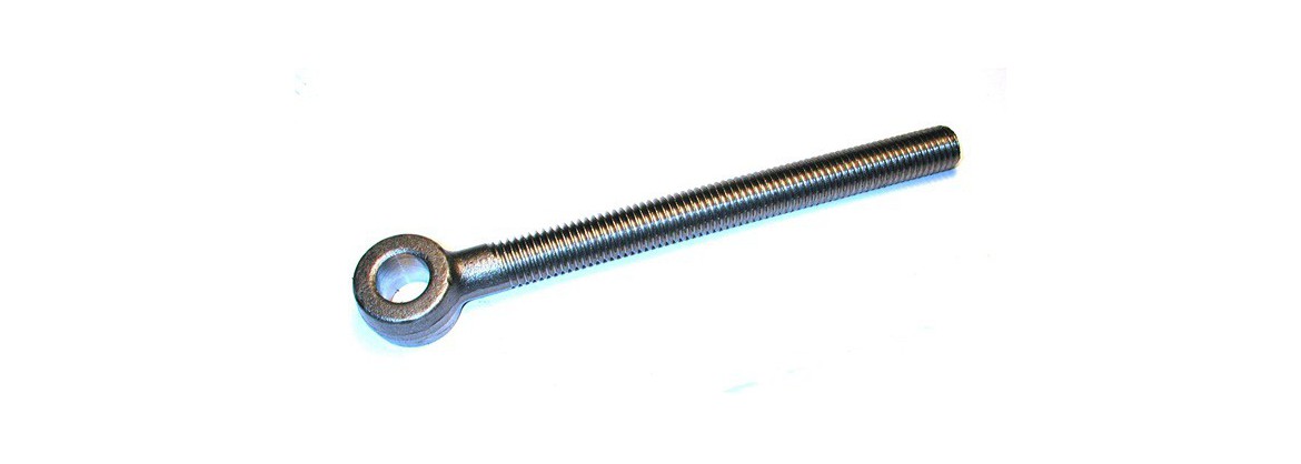 chape mâle filetée et percée type N en inox SN° 306-251