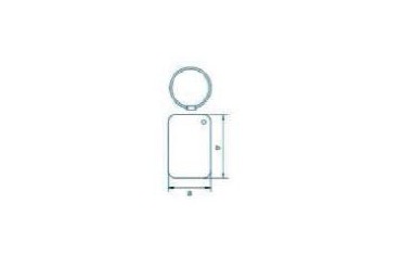 Plaquette d'identification en Inox SN° 690-515