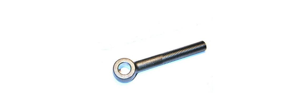 Chape mâle filetée à gauche et percée en inox type R SN°306-254