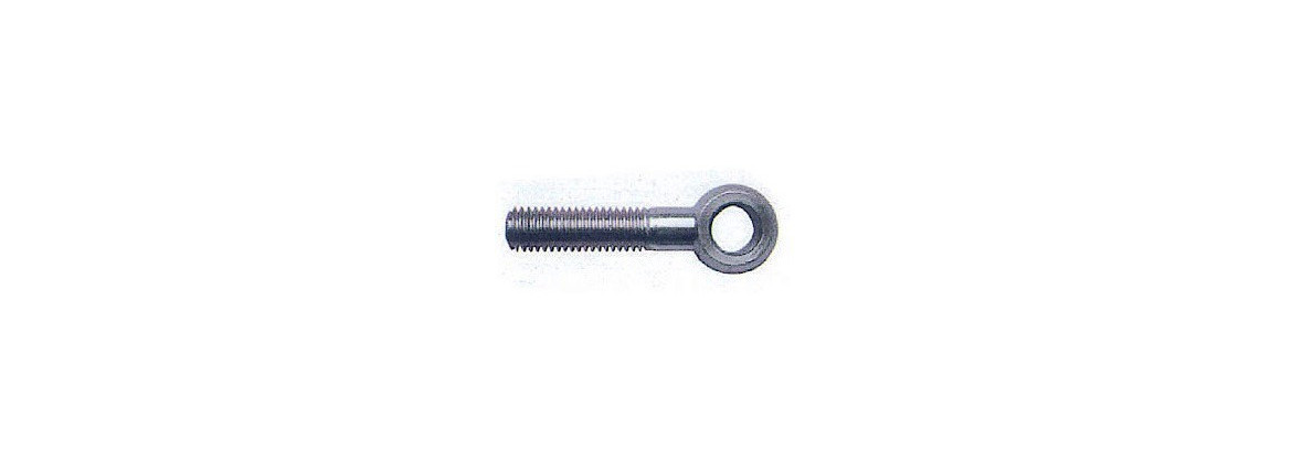 Chape mâle filetée et percée din 444 forme B inox SN°310-050