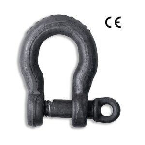 Manilles lyres 150kg noires SN° 224-1