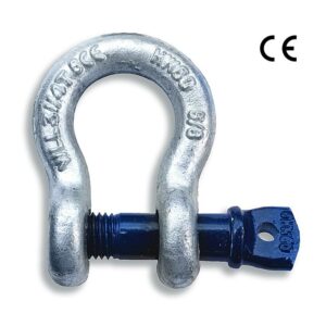 Manilles lyres 2000kg galvanisées SN° 218