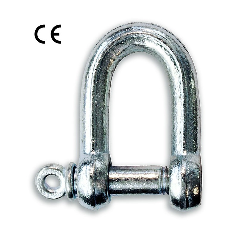 Manilles droites 400kg galvanisées SN° 202-2