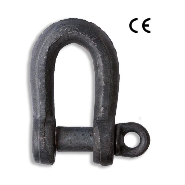 Manilles droites 630kg Noires SN° 204-1