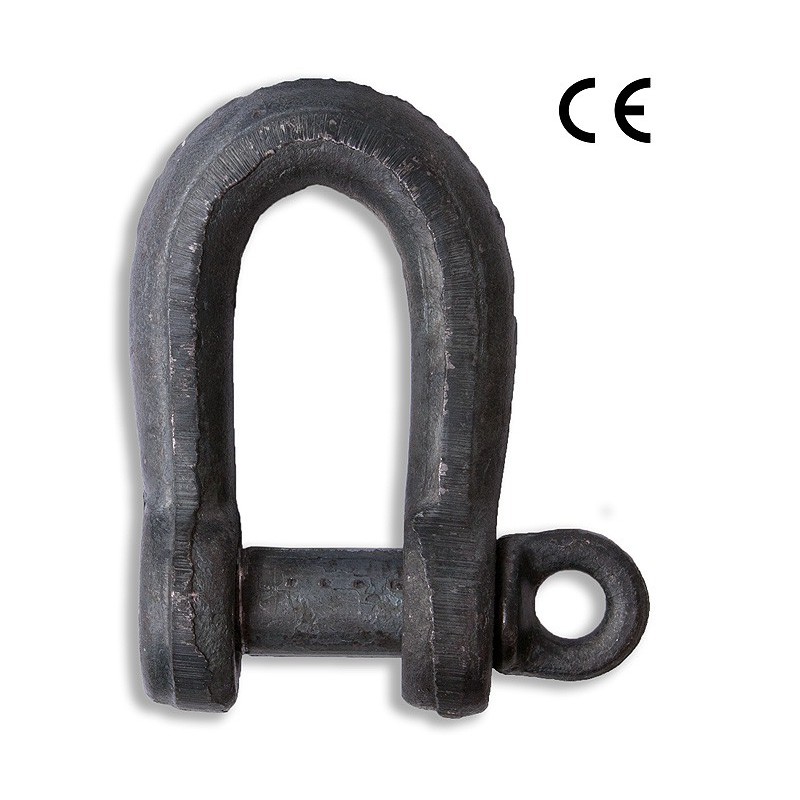 Manilles droites 1000kg Noires SN° 204-1