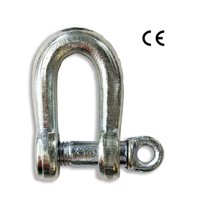 Manilles droites 400kg galvanisées SN° 204-2