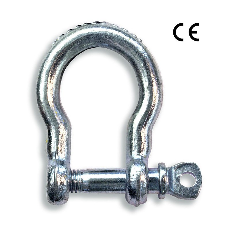 Manilles lyres 6300kg galvanisées SN° 222-2