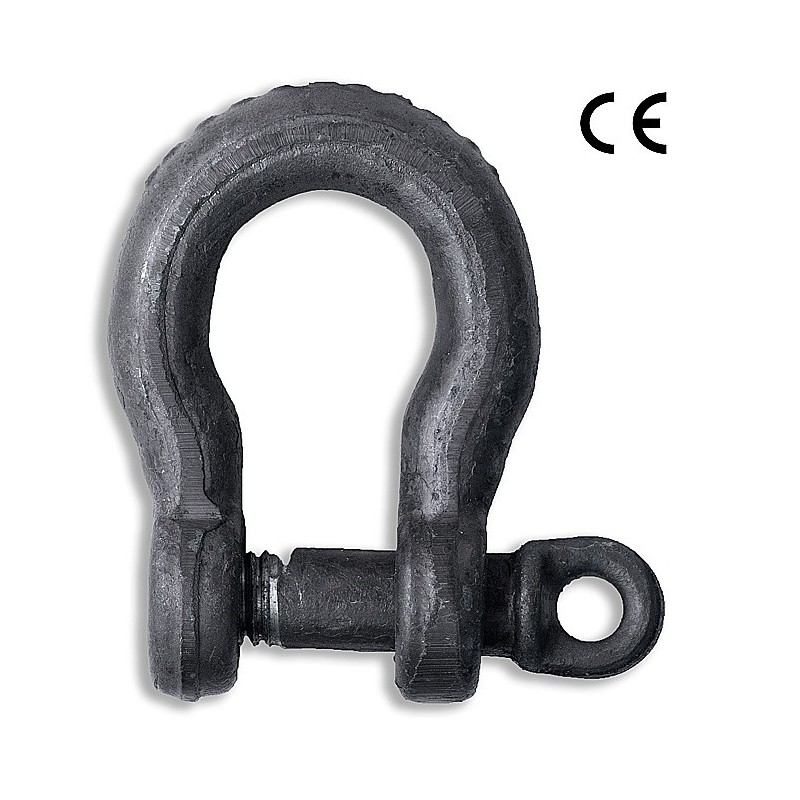 Manilles lyres 1600kg noires SN° 224-1