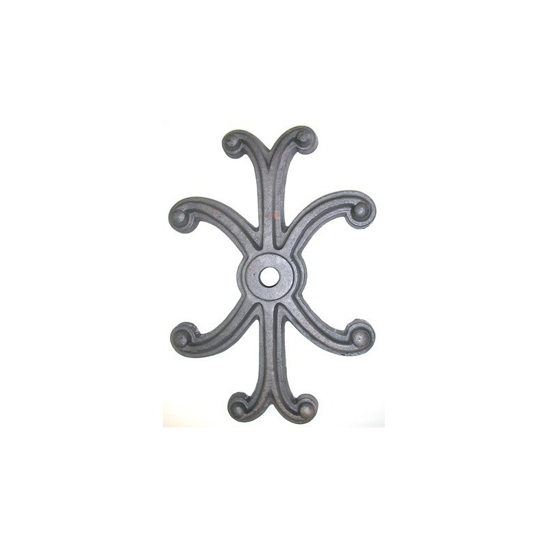 Plaque D'ancrage FeNau 100x100x10 Mm Acier Brut – Fixation Robuste 5 Trous (4x13 Mm + 1x12,5 Mm) Pour Constructions Et Montages