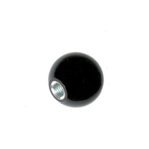 Boule en bakélite diamètre 20 taraudée à 6 iso SN° 822