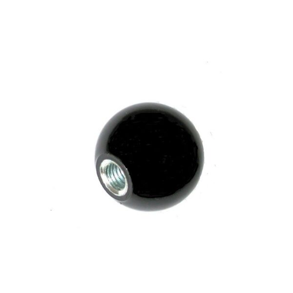 Boule en bakélite diamètre 40 taraudée à 12 iso SN° 822