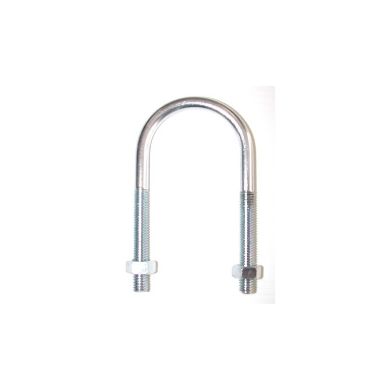Etrier fileté forme plein cintre de 10 x 60 zingué SN° 586