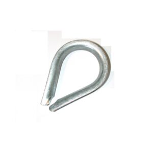 Cosse coeur à grande ouverture galvanisée pour cable diamètre 8 SN° 144