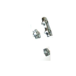 Serre câble plat à un boulon de 4 inox SN° 166-4