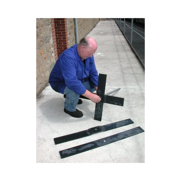 Clé de tirant en fer plat de 100 x10 longueur 1000 mm SN° 55 spe