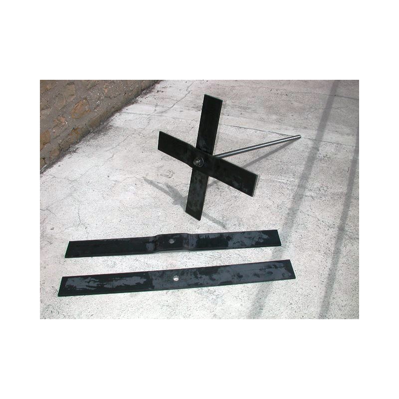 Clé de tirant en fer plat de 100 x10 longueur 1000 mm SN° 55 spe