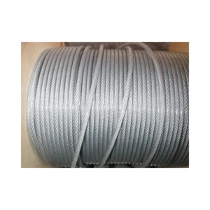 Câble galvanisé diamètre 6 avec gaine plastique de 8 mm longueur 50 métres SN° 678-1