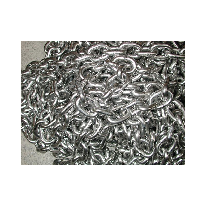 Chaîne en acier inoxydable diamètre 8 SN° 709