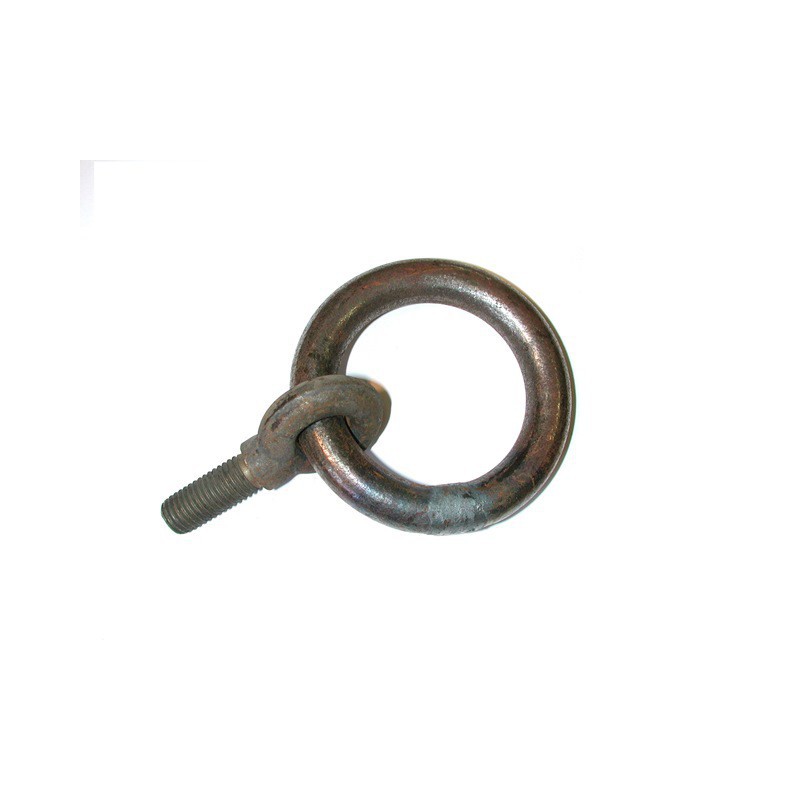 Piton tige courte avec anneau enfilé type 12C fileté SN° 623