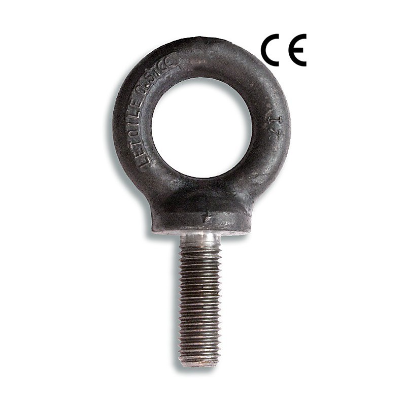 Anneau de levage fileté M16 à grand œil acier allié SN° 254