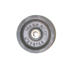 Réa acier de 127 chanvre usiné bague bronze SN° 910 2