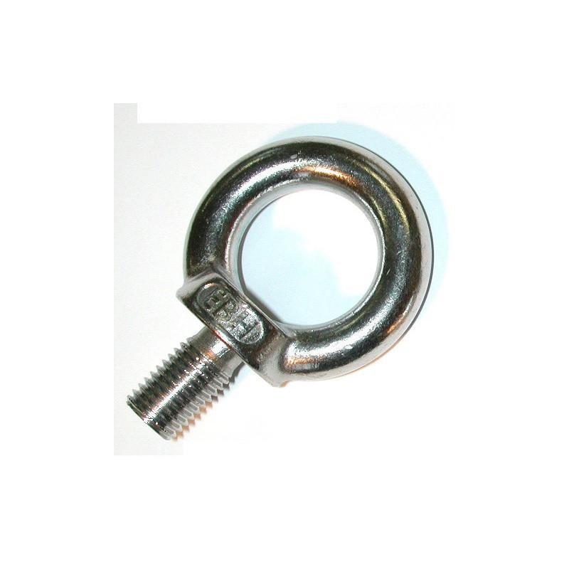 Anneau mâle diamètre 6 fileté en inox DIN 580 SN° 246-5
