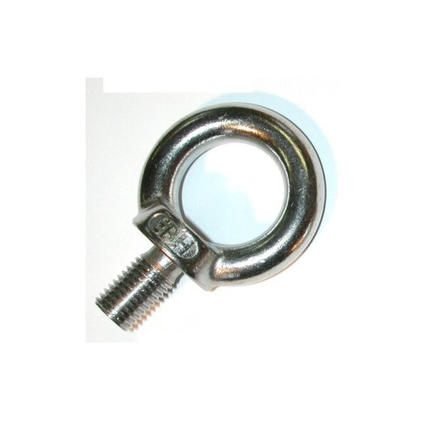 Anneau mâle diamètre 24 fileté en inox DIN 580 SN° 246-5