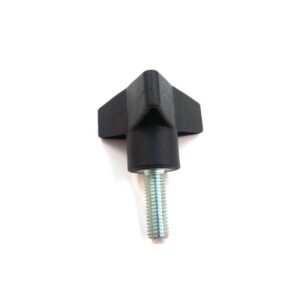 Bouton trigone avec tige filetée M10 SN° 824-1