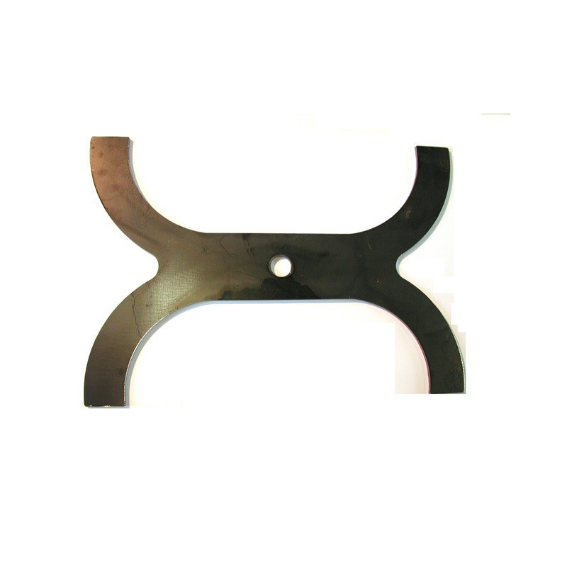 Clé de tirant en fer plat oxycoupé de largeur 280 x 6 longueur 400 mm SN° 55