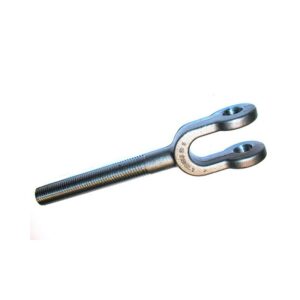 Chape femelle filetée et percée iso à gauche diamètre 8 SN°302