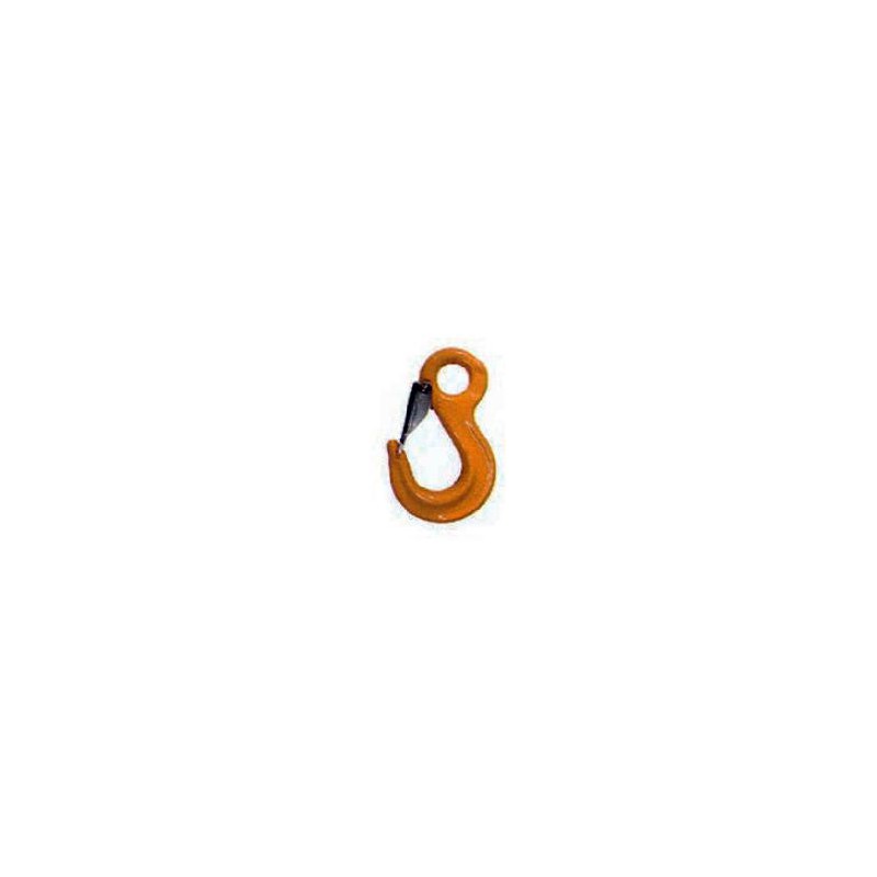 Crochet à oeil à linguet de sécurité pour chaîne de 7 SN°690-0006