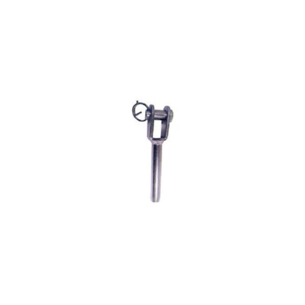 Chapes à sertir en inox longueur 122 pour cable de 8 SN°685-2