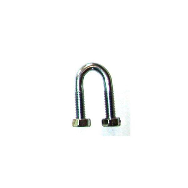 Etrier fileté pour tube de 6 x 13 zingué