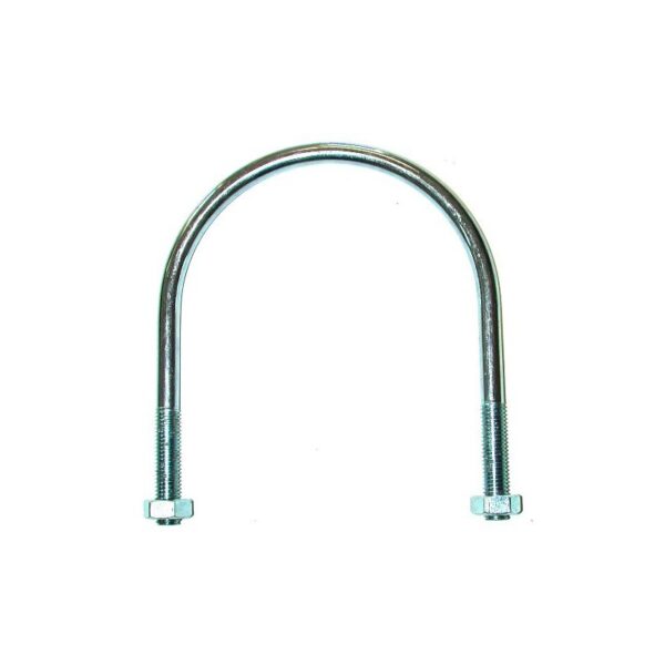 Etrier fileté pour tube de 10 x 115 zingué