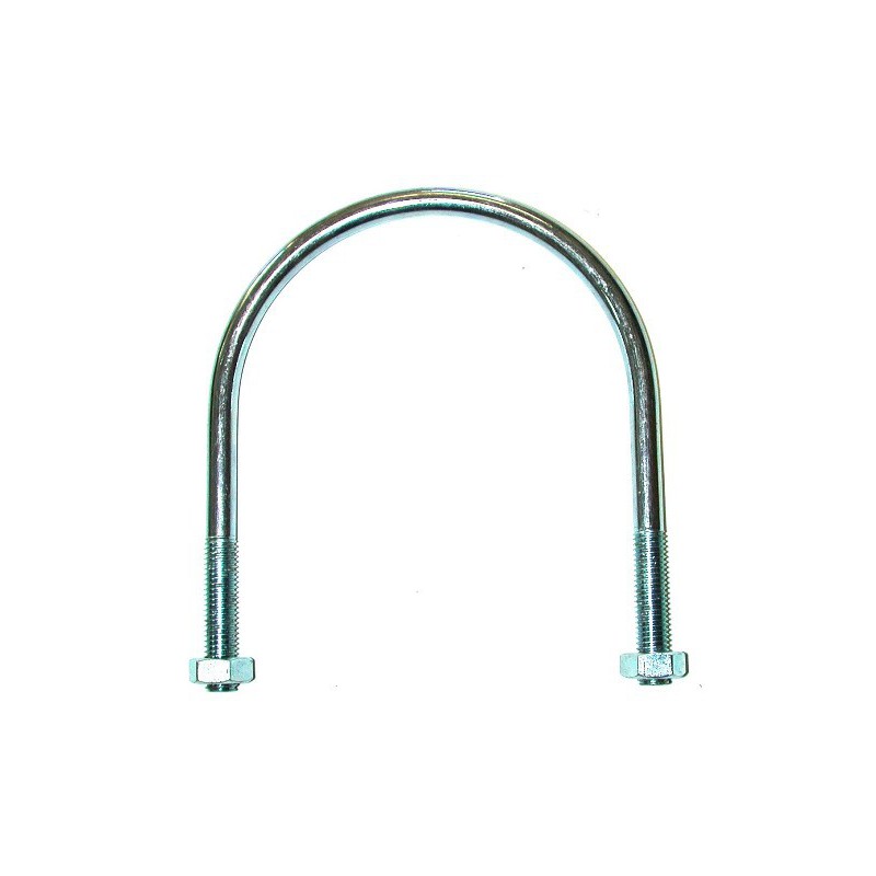 Etrier fileté pour tube de 10 x 115 zingué