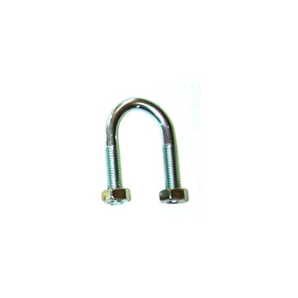 Etrier fileté pour tube de 6 x 18 zingué