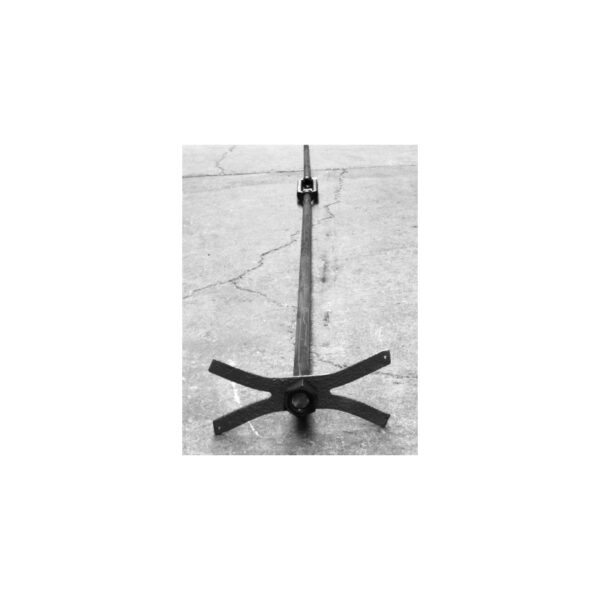 Clé de tirant en fer plat de 280 x06 longueur 400 mm SN° 55