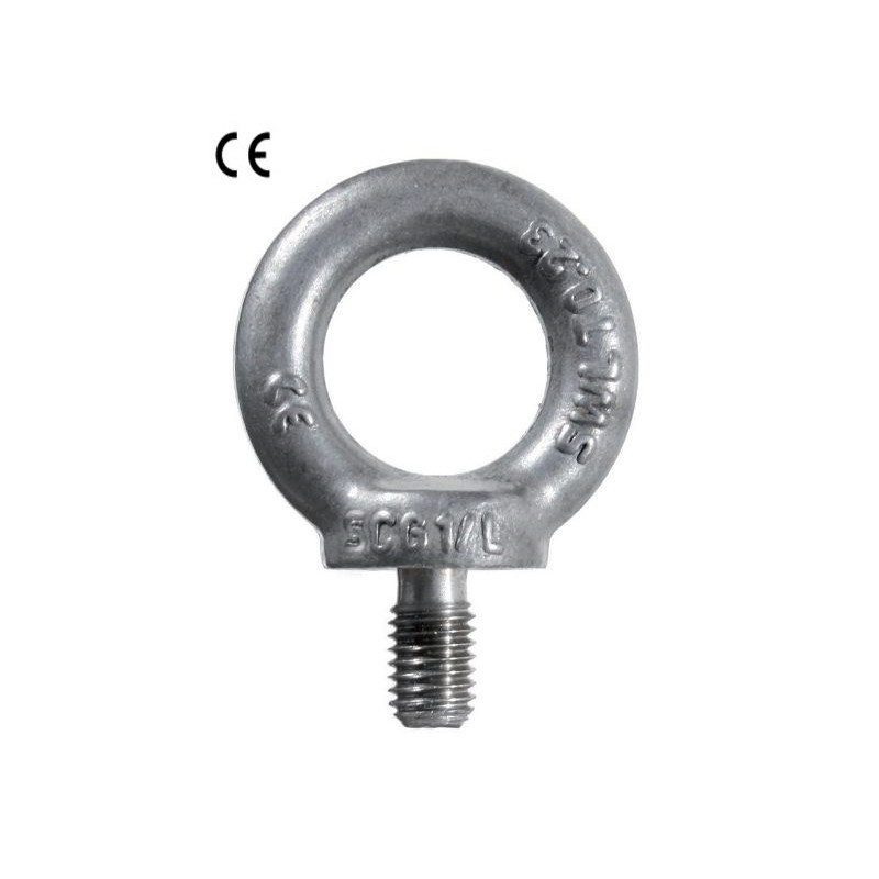 Anneau mâle diamètre 16 fileté en inox DIN 580 CE SN° 246-5