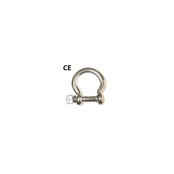 Manille lyre diamètre 5 en Inox A4 CE SN°222-4